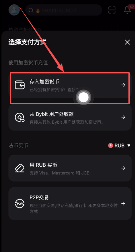 在Bybit交易所充值买币教程_图2