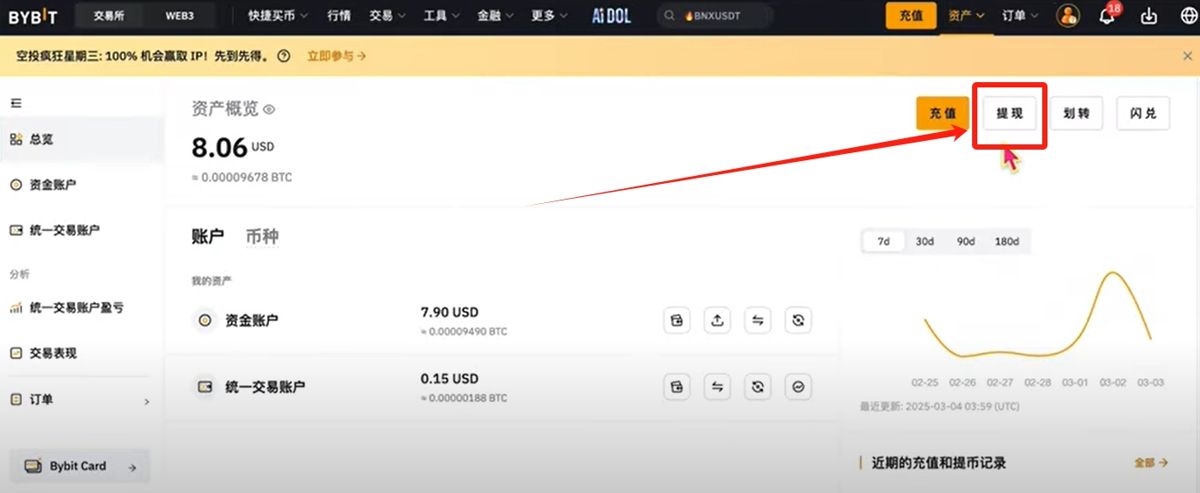 如何把Bybit的钱提到钱包？_图5