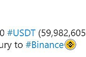 数据:6000万枚USDT从Tether财政部转移到Binance