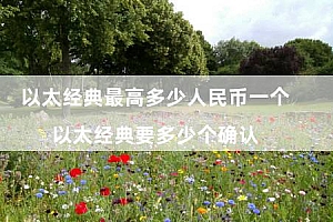 以太经典最高多少人民币一个(以太经典要多少个确认)