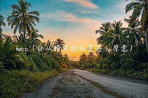 hco(合从缔交的从是甚么原意)