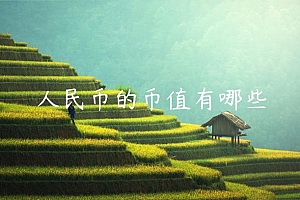 人民币的币值有哪些