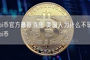 pi币官方最新消息 美国人为什么不玩pi币