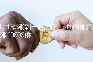 btt能涨到一块钱么 btt币能否涨10000倍