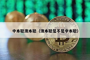 中本聪澳本聪(澳本聪是不是中本聪)