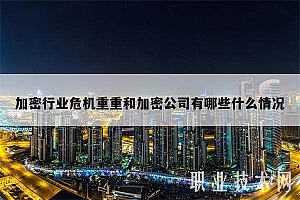 加密行业危机重重和加密公司有哪些什么情况
