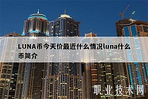 LUNA币今天价最近什么情况luna什么币简介
