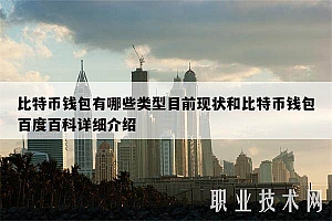 比特币钱包有哪些类型目前现状和比特币钱包百度百科详细介绍