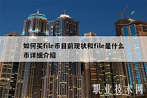 如何买file币目前现状和file是什么币详细介绍