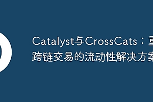Catalyst与CrossCats:重塑跨链交易的流动性解决方案