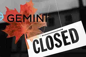 加密货币交易所Gemini退出加拿大市场!年底前关闭用户账号
