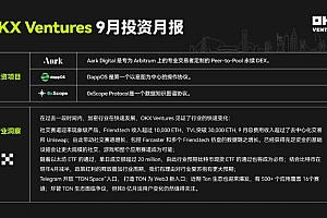 币安 Ventures 9月投资项目及亮点分析