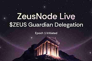 ZeusNode正式上线,Zeus Network将1%的BTC引入Solana生态
