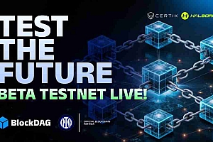 随着AI令牌获得吸引力,BlockDag Beta testnet始终提高区块链安全性和可扩展性的标准