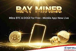 Bay Miner推出新的移动应用程序,使用户可以免费开采比特币(BTC),Dogecoin(Doge)和Litecoin(LTC)
