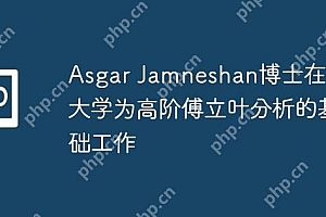 Asgar Jamneshan博士在波恩大学为高阶傅立叶分析的基础工作