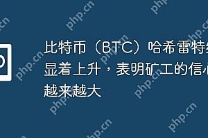 比特币(BTC)哈希雷特经历显着上升,表明矿工的信心越来越大