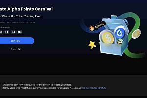 Gate Alpha积分狂欢节,全新Alpha Points玩法全解析