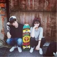 久伴不离的情侣双人情侣头像一对