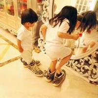 萌小孩间的爱情小孩情侣头像一男一女
