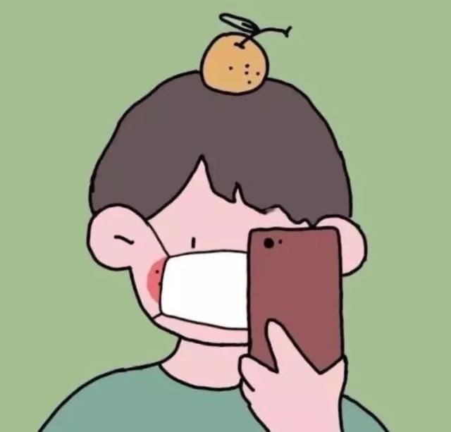 口罩情侣头像一左一右动漫