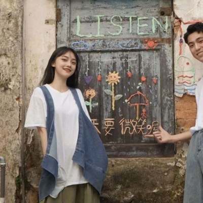 情侣头像清新唯美双人