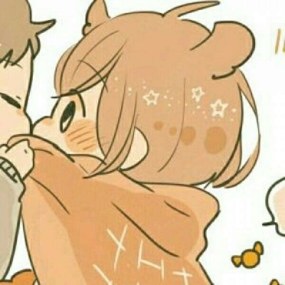 卡通手绘萌娃情侣头像