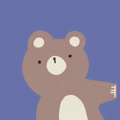 小熊可爱情侣头像