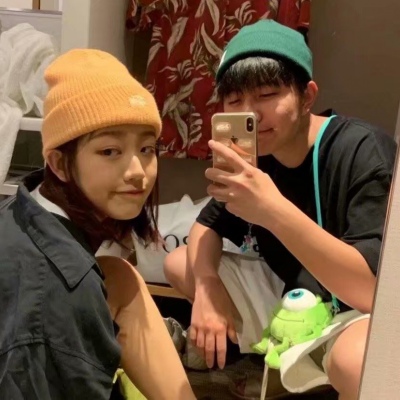 情侣头像一对两张甜美