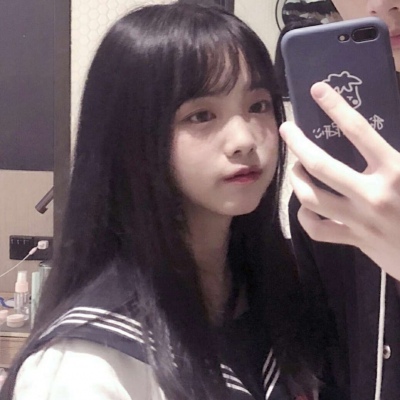 高清干净清新的真人情侣一对两张头像图片
