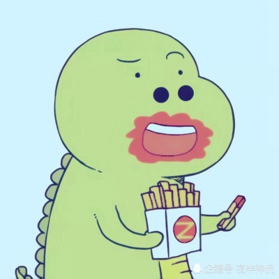 小恐龙情侣头像一左一右