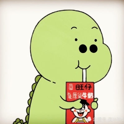 小恐龙情侣头像一左一右