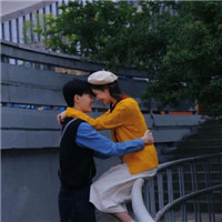 遇见你很幸运甜蜜好看情侣头像