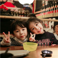 超甜萌娃情侣超萌小孩情侣头像