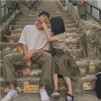 文艺气息情侣头像
