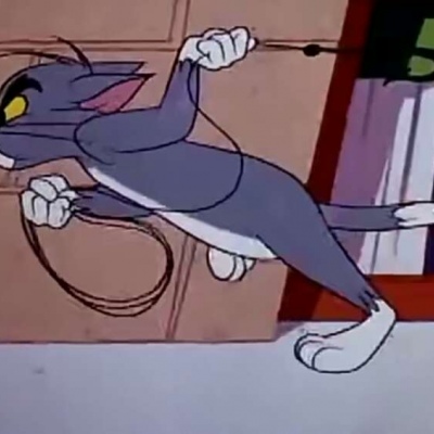 搞笑可爱猫和老鼠情头一左一右