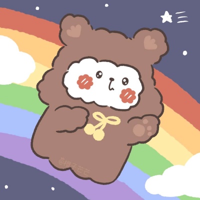 高清好看的手绘情侣头像简单可爱一对图片