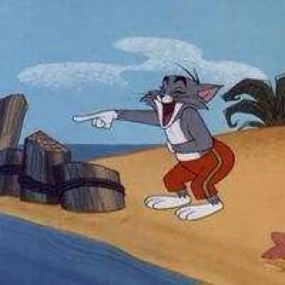 搞笑可爱猫和老鼠情头一左一右