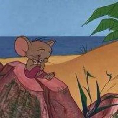 搞笑可爱猫和老鼠情头一左一右