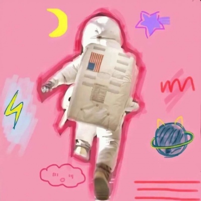 太空宇航员情侣头像