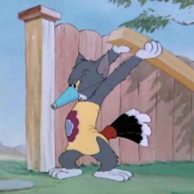 搞笑可爱猫和老鼠情头一左一右
