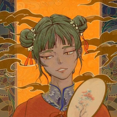 一组一男一女配对的古风情侣头像图片