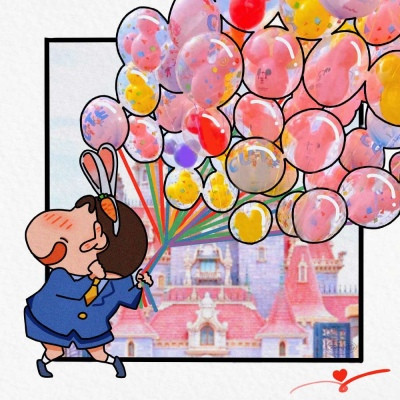 蜡笔小新的cp情侣头像 谁还不是个迪士尼小公举了