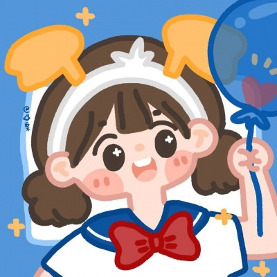 超萌手绘的情侣头像一对 与你有关的日子才是未来
