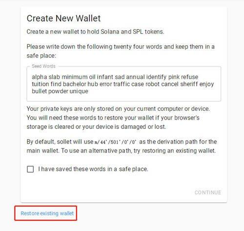 Solana钱包(sollt.io)使用教程-第7张图片-欧意交易所
