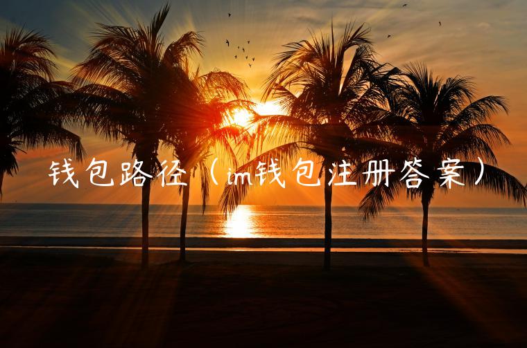 钱包路径（im钱包注册答案）-第1张图片-欧意交易所