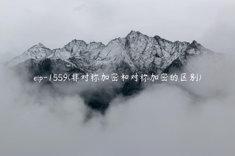 ip-1559 - 非对称加密和对称加密的区别-第1张图片-欧意交易所