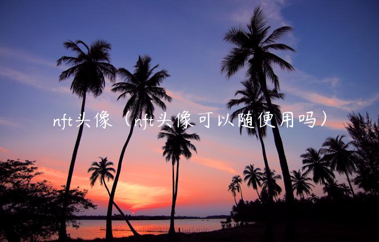 nft头像（nft头像可以随便用吗）-第1张图片-欧意交易所