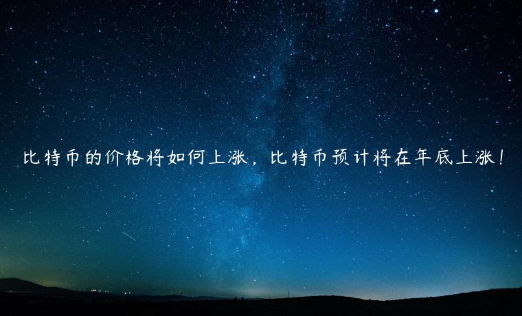 比特币的价格将如何上涨，比特币预计将在年底上涨！-第1张图片-欧意交易所