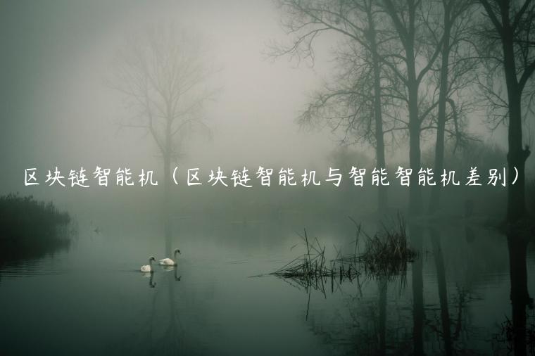 区块链智能机（区块链智能机与智能智能机差别）-第1张图片-欧意交易所